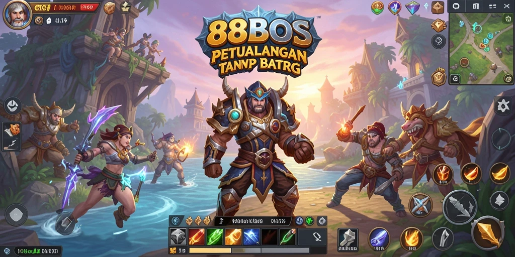 Tangkapan layar utama 88BOS menampilkan aksi pertarungan yang mendebarkan.