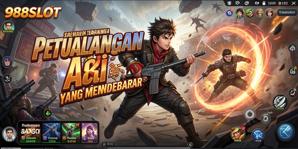 Tampilan memukau gameplay 988SLOT yang penuh aksi.