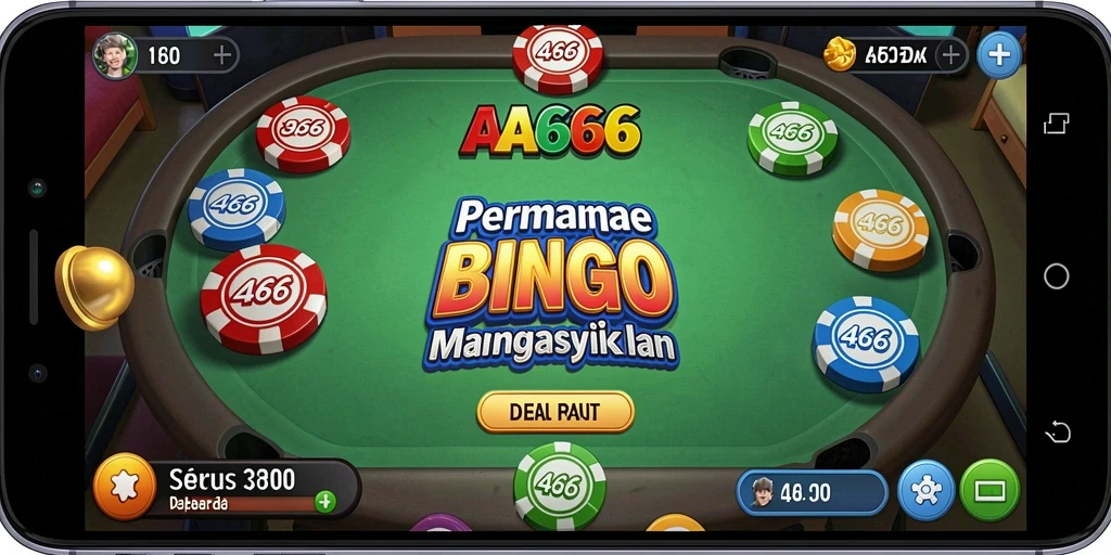 Tampilan gameplay Bingo yang menarik di AA666.
