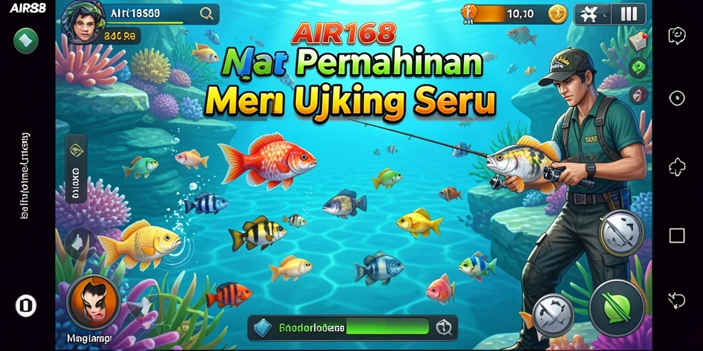 Tangkapan ikan yang spektakuler dalam gameplay AIR168.