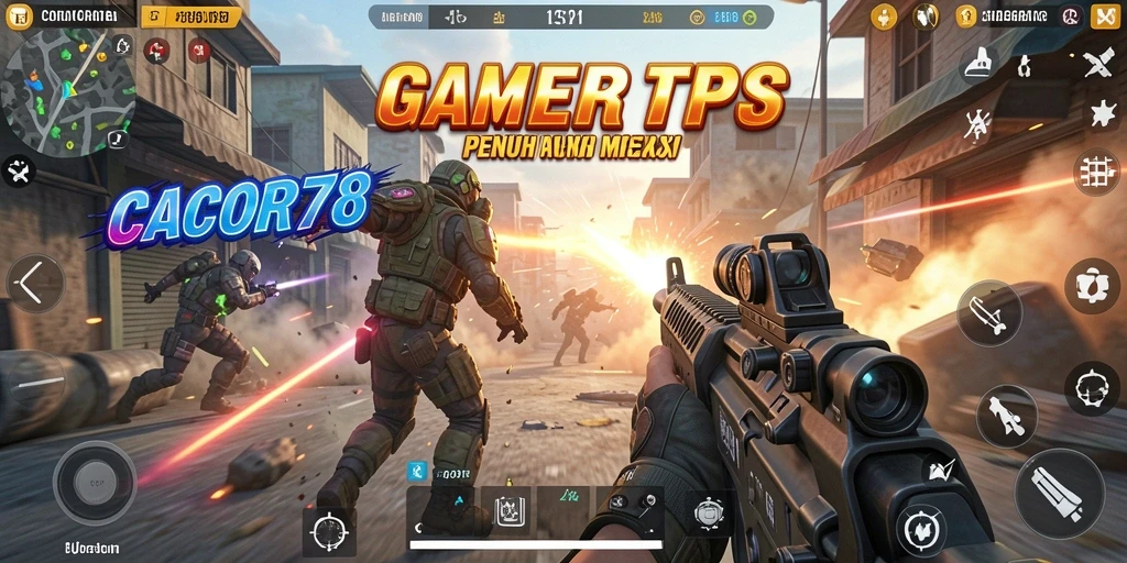 Tampilan aksi seru dari gameplay CACOR78 yang mendebarkan.