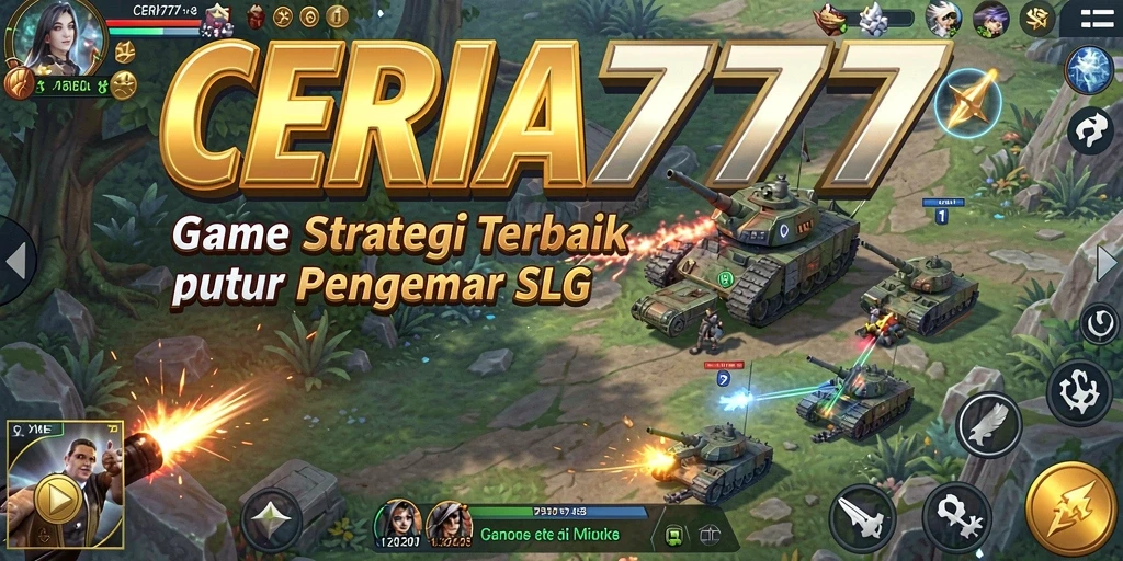 Screenshot gameplay CERIA777 menampilkan strategi dan pertempuran menarik.