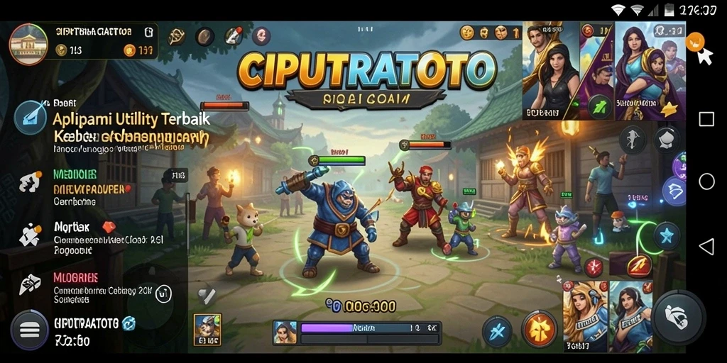 Tampilan antarmuka aplikasi Utility CIPUTRATOTO yang sederhana dan mudah digunakan.