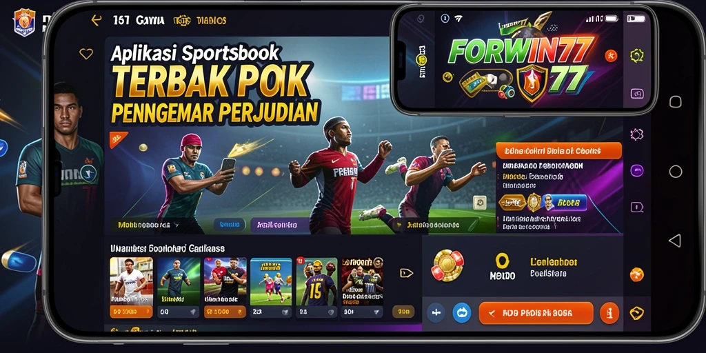 Tampilan utama gameplay FORWIN77 dengan taruhan langsung.