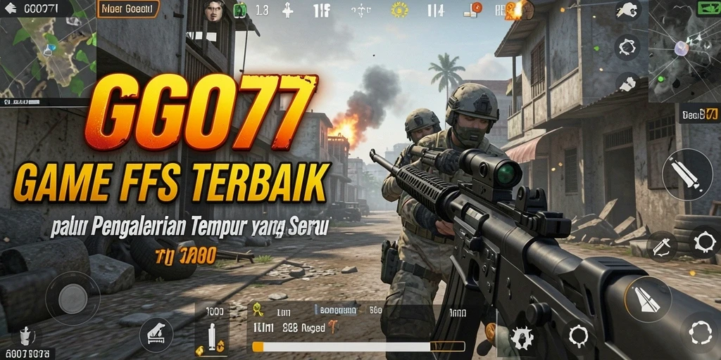 Tampilan Gameplay GOGO77 dengan aksi tembak-menembak yang intens.