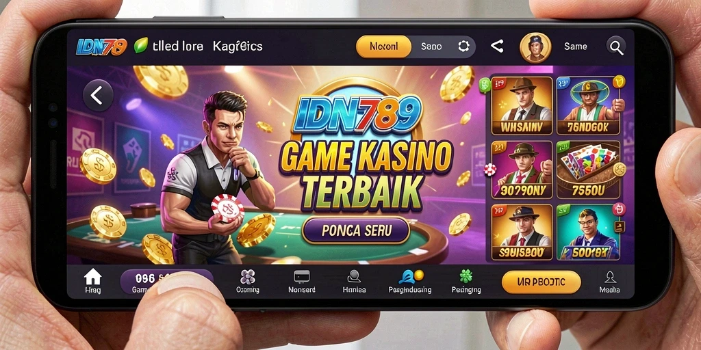 Screenshot gameplay Kasino IDN789 dengan grafis menawan.