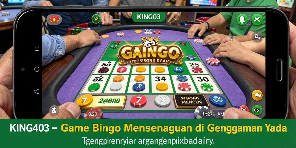 Tampilan gameplay Bingo yang seru dan interaktif di KING403.