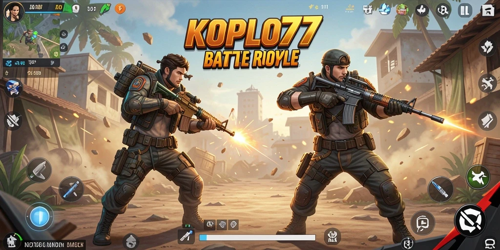 Tampilan gameplay seru dan menegangkan di KOPLO77.