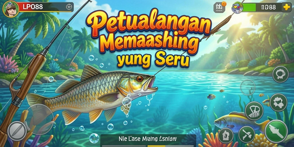 Gameplay LPO88 yang menampilkan aksi memancing yang mendebarkan.