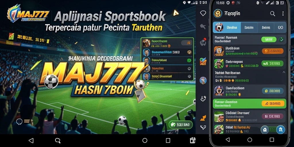 Tampilan utama MAJ777 dengan berbagai pilihan taruhan olahraga.