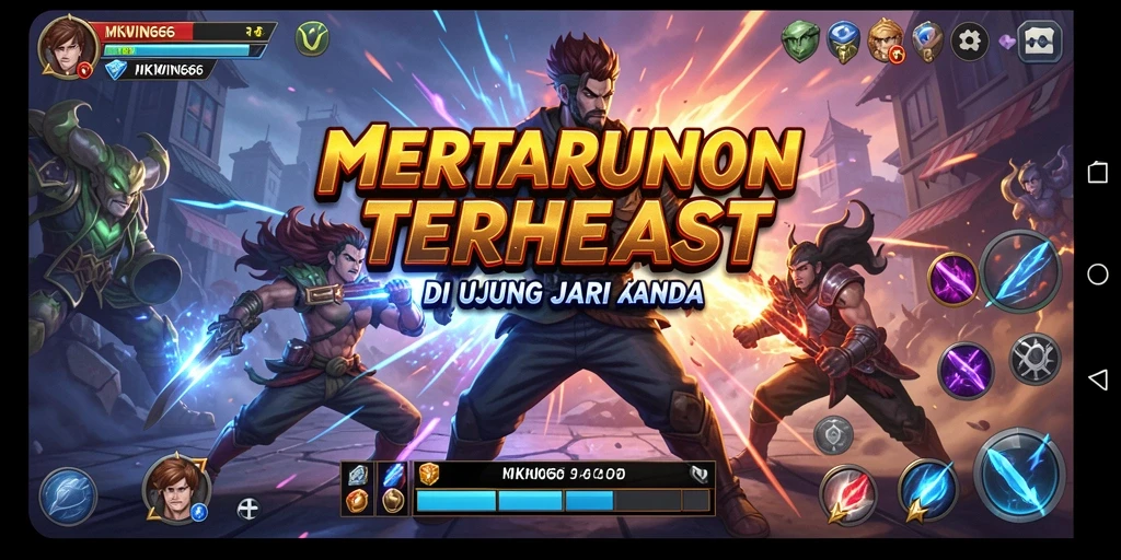 Tangkapan layar gameplay <strong>MKWIN666</strong> yang menampilkan aksi pertarungan seru.