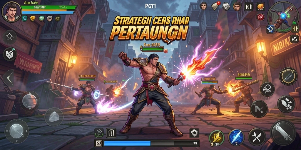 Screenshot utama PG11 menampilkan aksi strategi yang mendebarkan.