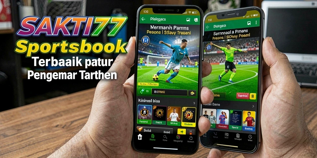 Tampilan showcase SAKTI77 dengan fitur taruhan langsung yang menarik.