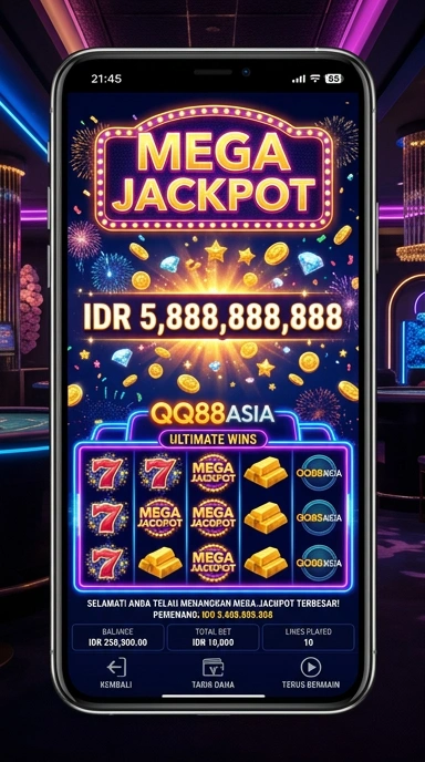 Tampilan antarmuka pengguna qq88asia yang intuitif dan mudah digunakan.